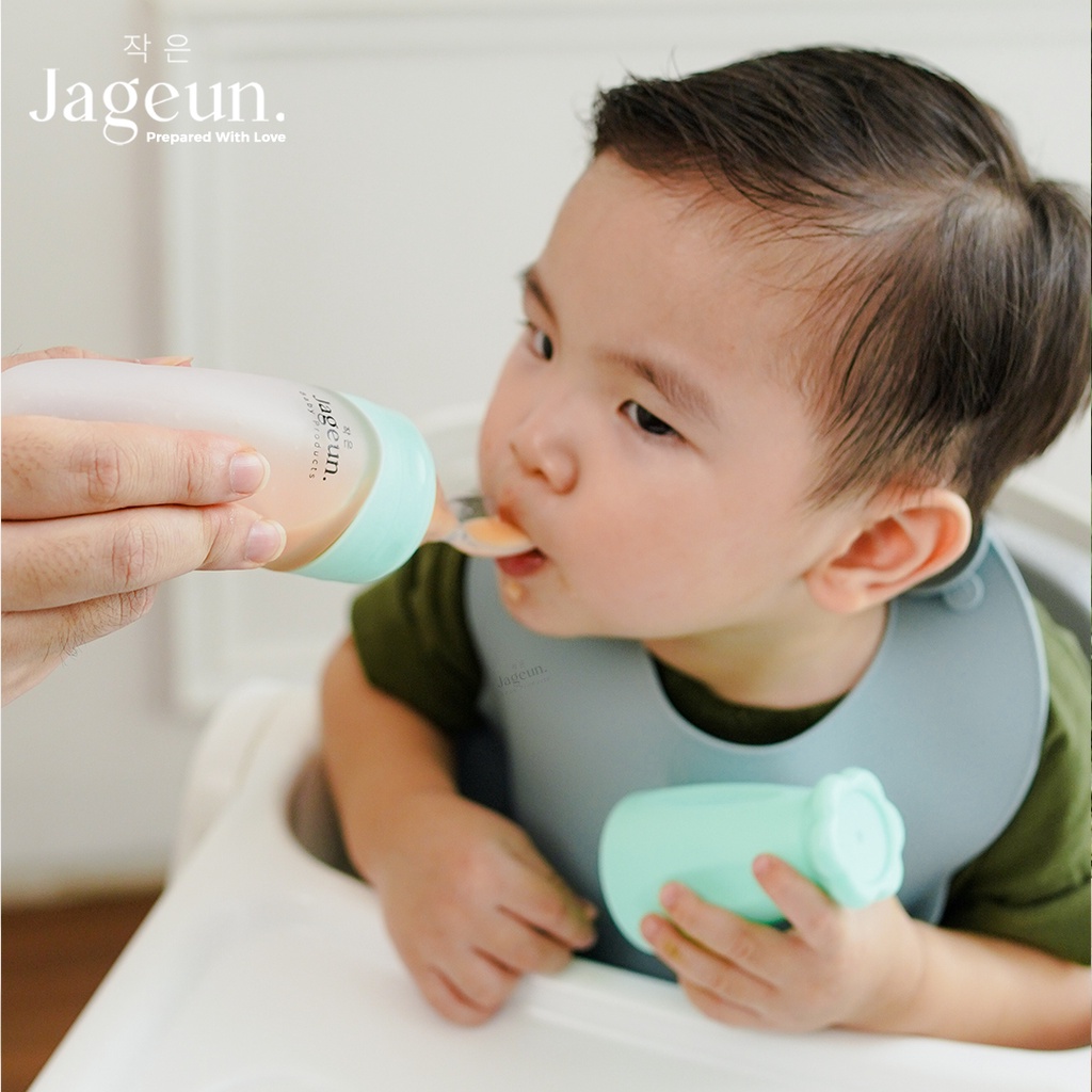 JAGEUN Soft Bottle Baby Squeeze Feeder | Botol Sendok Makan MPASI bayi