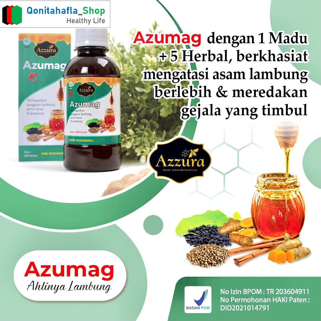 

Madu Maag dan Gerd Azzura | Madu Azumag Original 100% | 280 gram