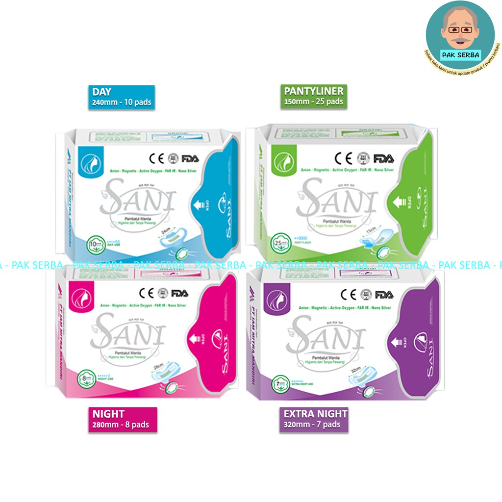 Sani / Pembalut Wanita / PANTYLINER