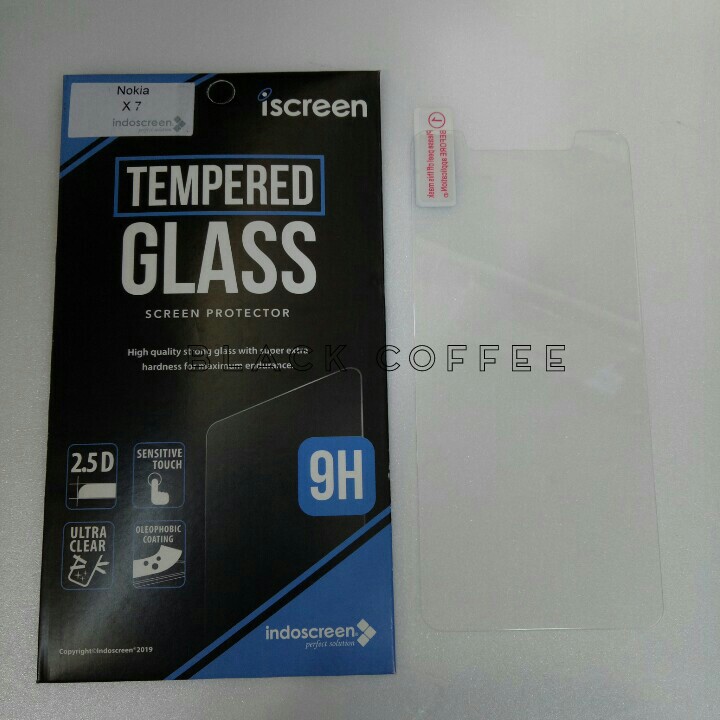 Tempered glass nokia X7/8.1 2018 tempered glass iScreen bening