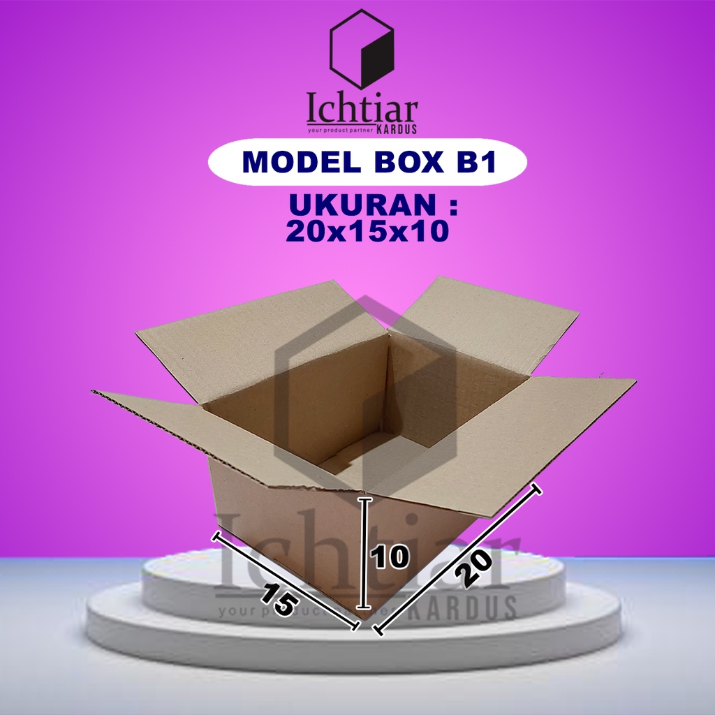 

Karton / Kardus / Box Packing Ukuran 20x15x10 Cm