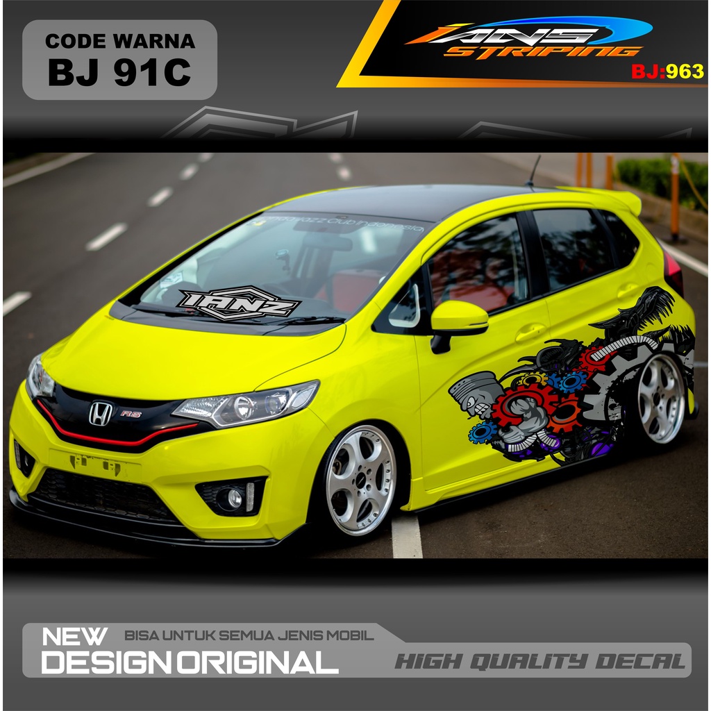 STICKER VARIASI MOBIL JAZZ / STIKER MOBIL BRIO / DECAL STIKER MOBIL SWIFT / STIKER MOBIL TOYOTA / DECAL STICKER MOBIL / STIKER YARIS AYLA