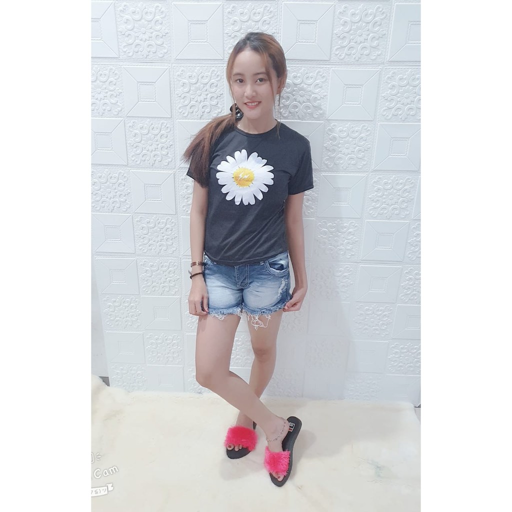 Kaos T-shirt Wanita Sunny / Sun Flower