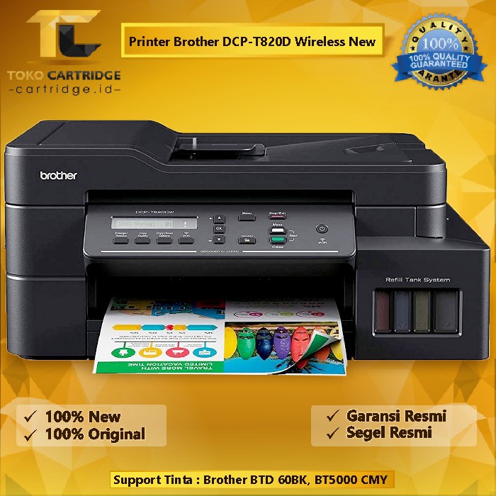 Printer Brothr DCP-T820DW DCP T820dw Wireless Inkjet All-In-One Print Scan Copy WiFi &amp; ADF New