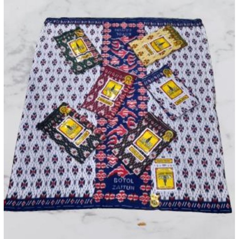 sarung Goyor printing botol zaitun/ sarung Bali