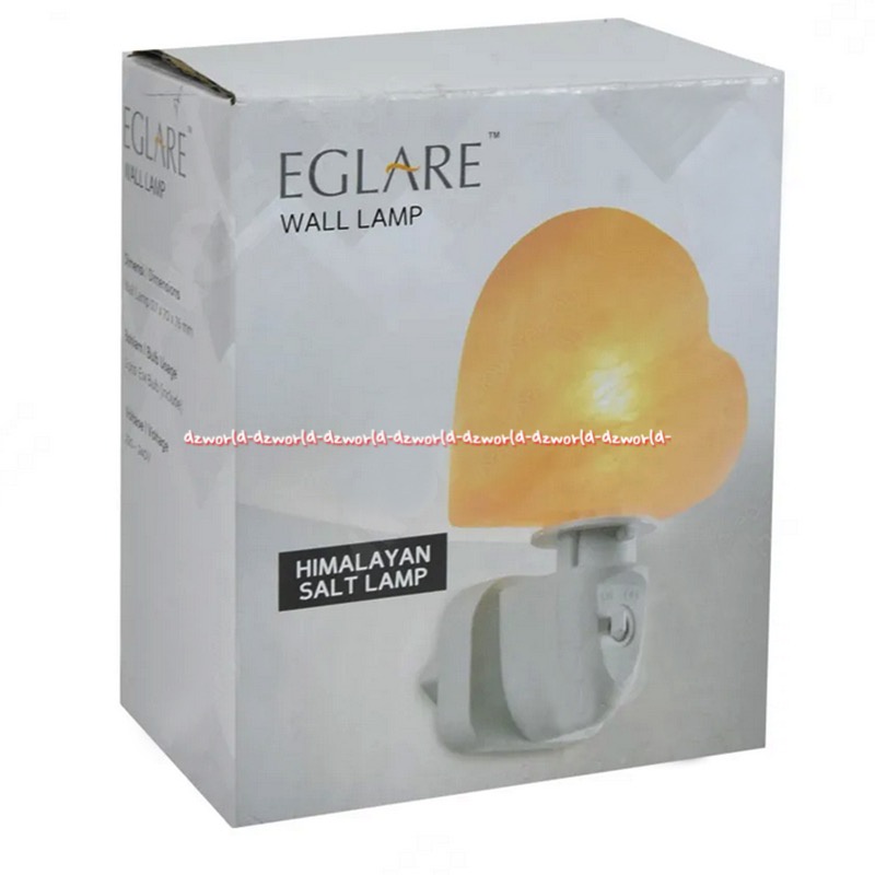 Eglare Wall Lamp Himalayan Salt Lampu Dinding Tembok Untuk Refleksi Model Bulat Love Eglar