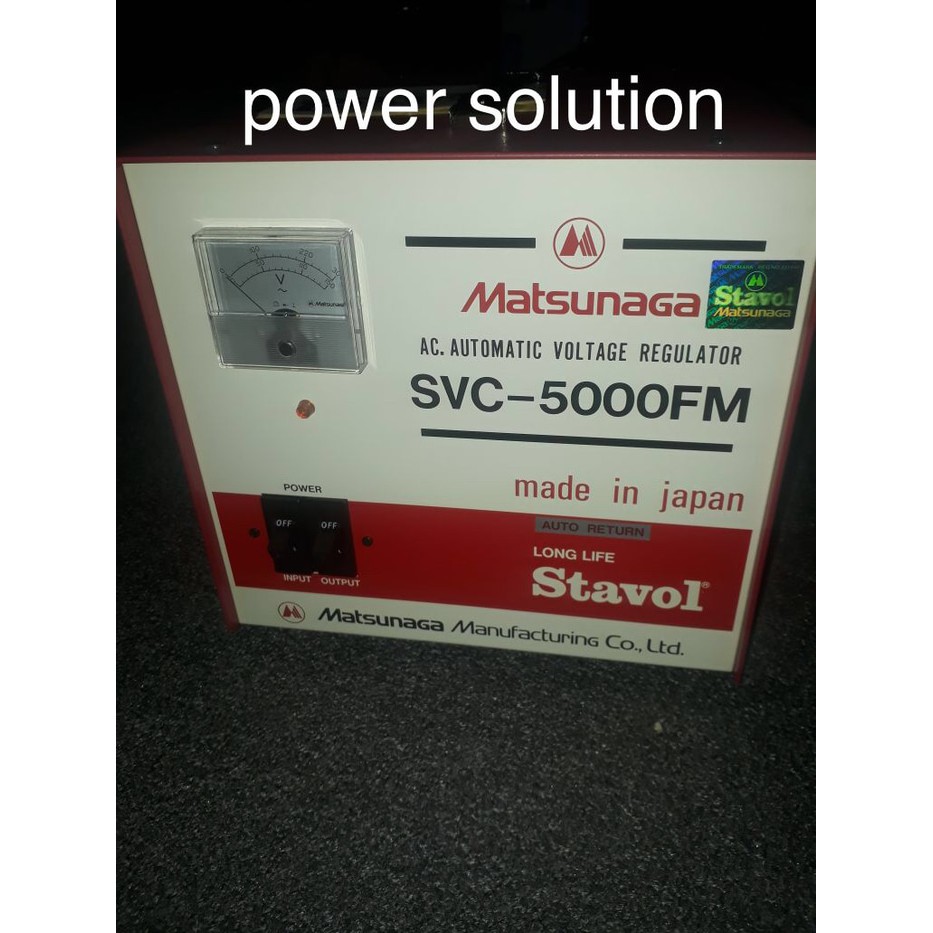 Stabilizer Matsunaga 5000 [ Matsunaga Japan SVC-5000FM ]