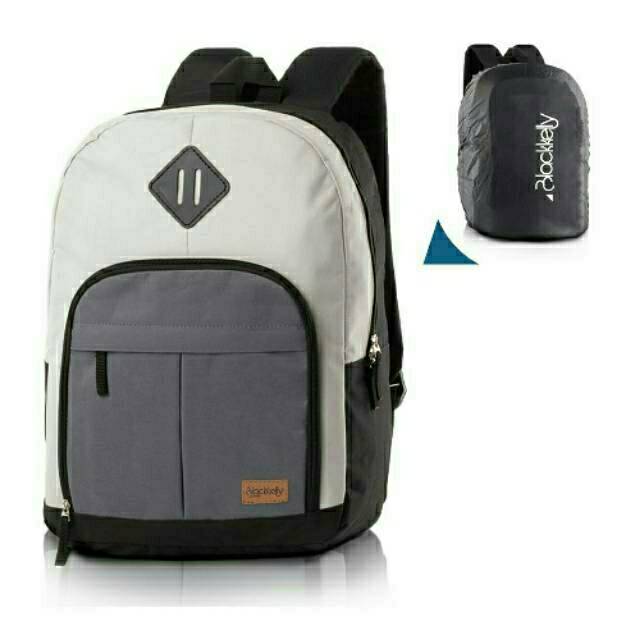 READY Tas ransel laptop sekolah bonus rain cover Tas pria 