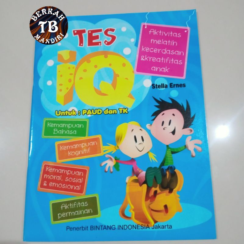 BUKU ANAK BUKU TES IQ 64 HALAMAN (21×28CM)