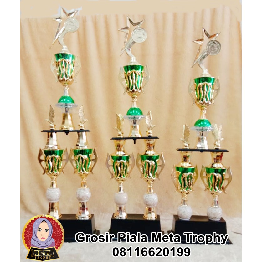 PIALA SET JUARA 123 MURAH OLAHRAGA SAINS FASHION SHOW KAKI 2 IMPOR