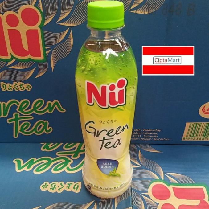 

[ COD ] Nu Green Tea Less sugar 24x450ml (1 dus) Gojek / Grab Only NEW Kode 1052