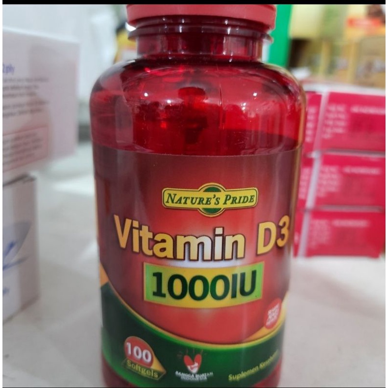 Nature's pride/Boss Vitami D3 1000IU 100 softgel