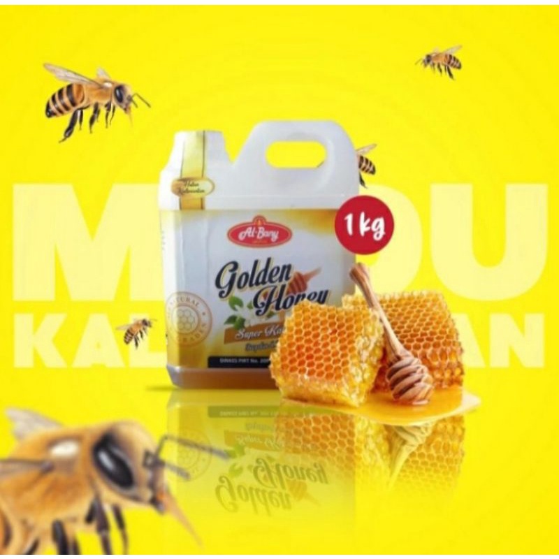 

madu asli Kalimantan golden honey al bany 1kg