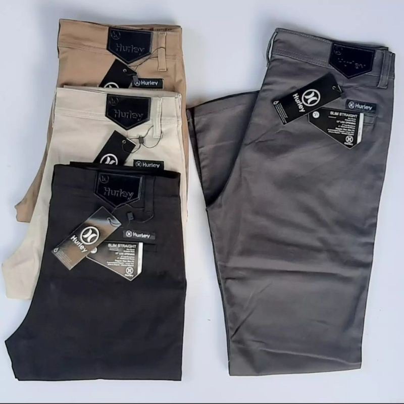 ♨️Ori🆒 Celana Panjang &amp; Pendek Chinos chino Bahan MeLaRR Celana Rip ripped Pendek Celana Panjang Pria Distro