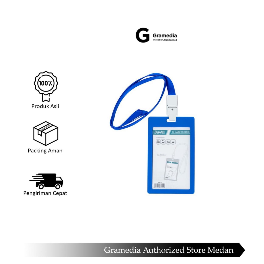 

Gramedia Medan - Bantex Id Card Potrait + Land Yard C.Blue - CRD