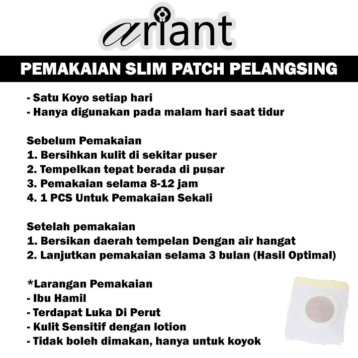 Slim Patch Koyo Pelangsing ORI Koyok Jamu Diet Perut OTW Langsing