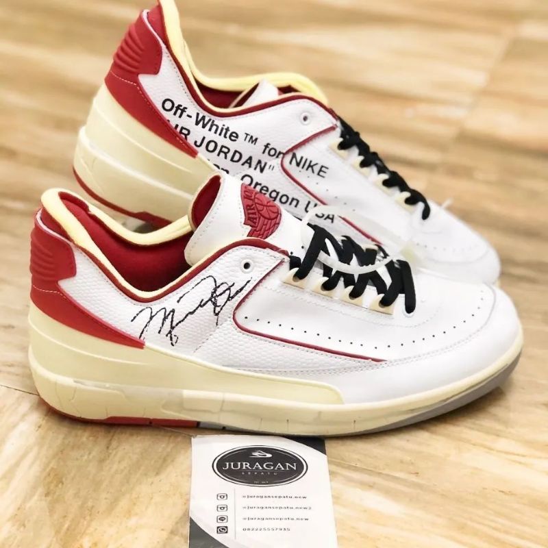 Air Jordan 2 Retro Low SP x Off-White &quot;White/Varsity Red&quot;