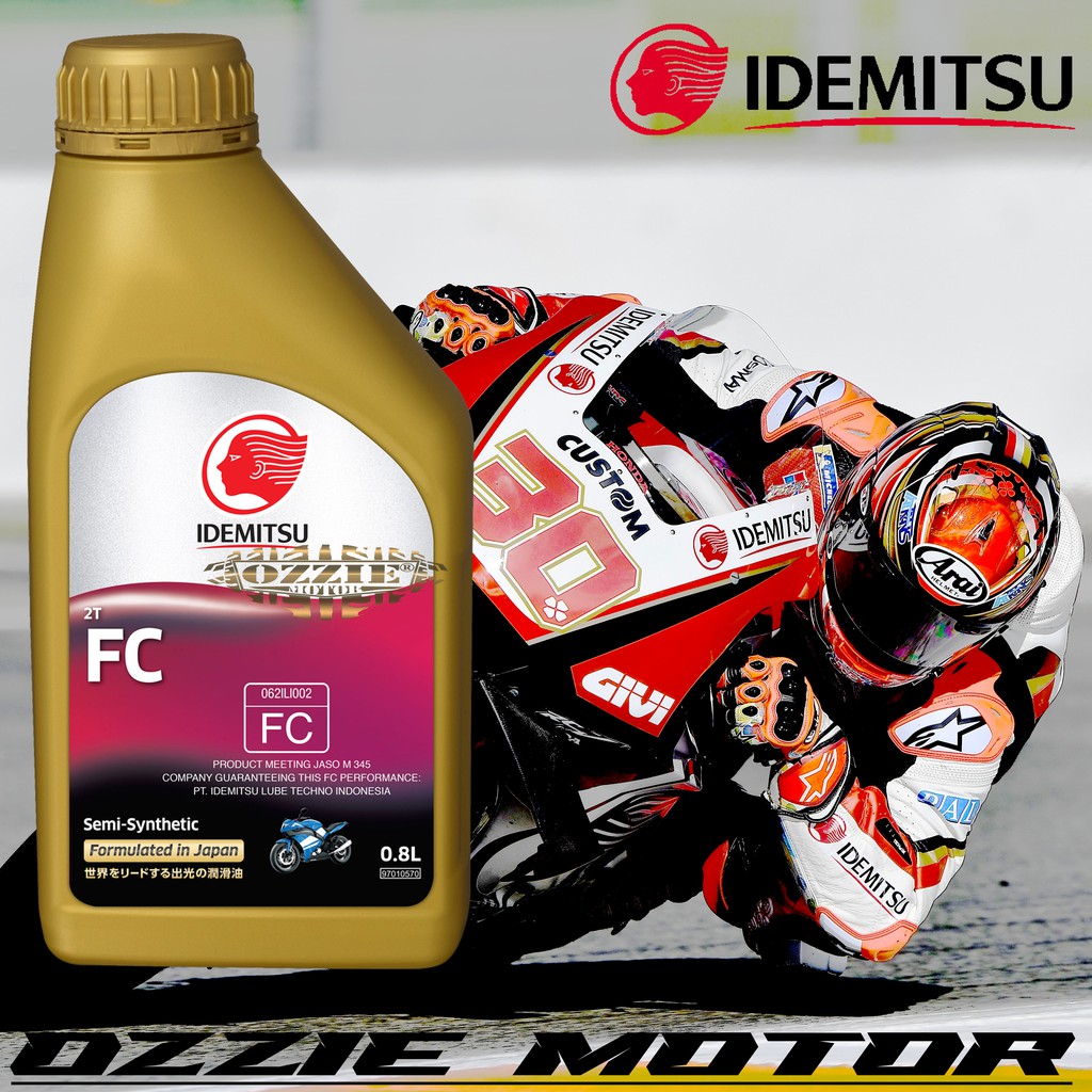 IDEMITSU 2T FC 800 ml Semi-Synthetic OLI samping RACING 2 Tak