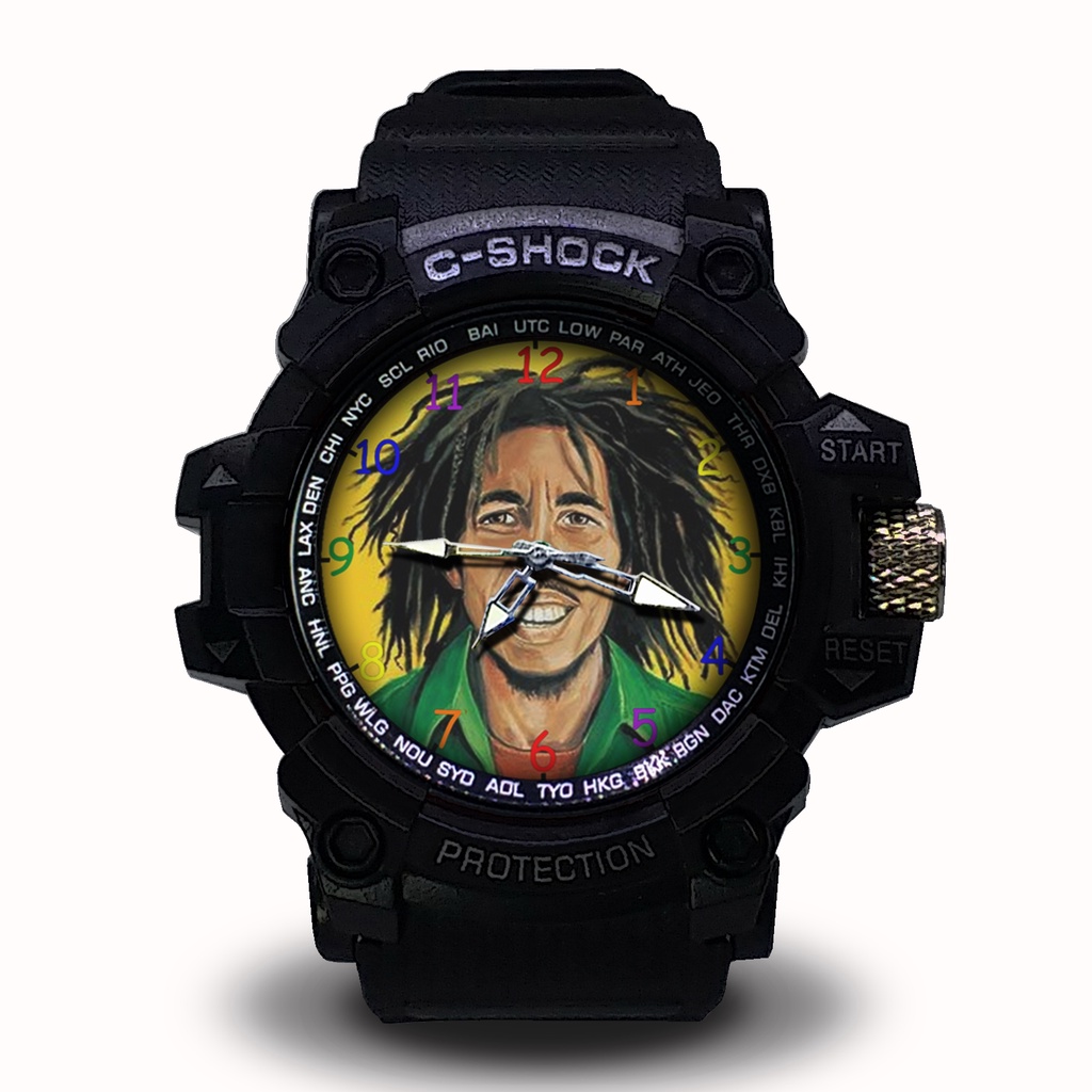 Jam Tangan Custom BOB MARLEY Outdoor