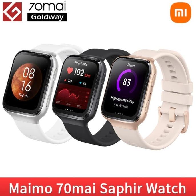 Xiaomi 70 Mai Saphir Watch Smartwatch Crystal Glass Jam Tangan Setijanika