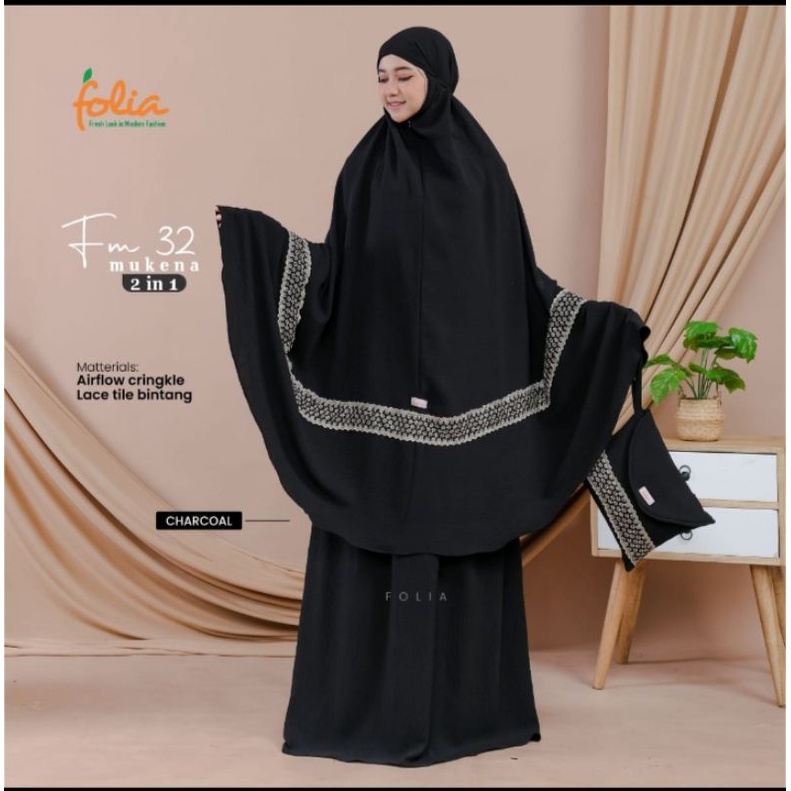 Mukena Folia FM 32 Charcoal