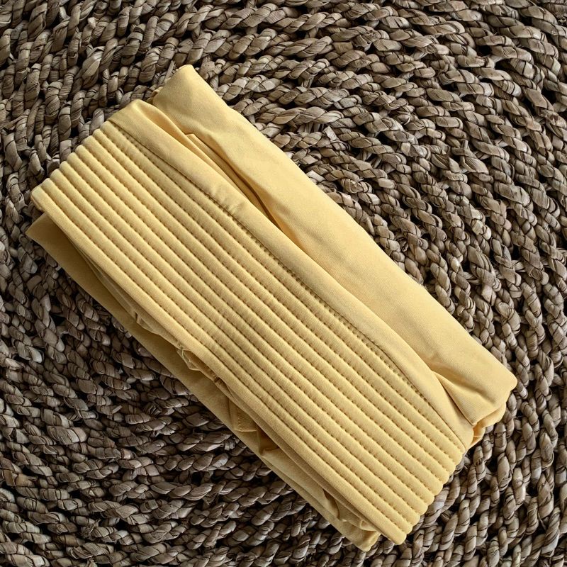 JILBAB ELNIFA SERUT POLOS Part 1-Soft yellow