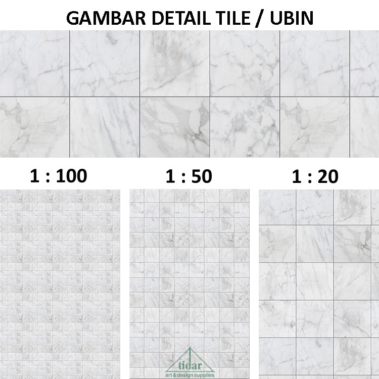 

[MR] Kertas Tekstur / Motif Tile / Ubin / Lantai Marmer Skala / Miniblock