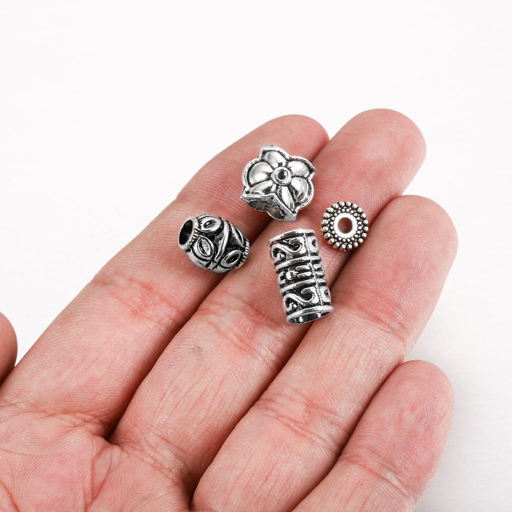 20pcs Bahan Zinc Alloy Manik-Manik Spacer Untuk Membuat Perhiasan Kalung / Gelang