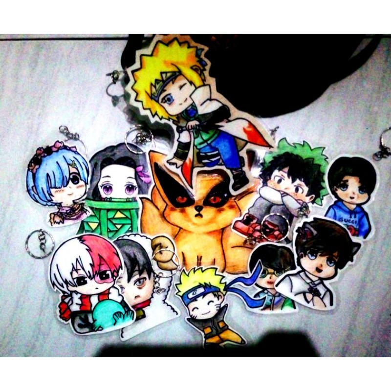 Jual GANTUNGAN KUNCI KARAKTER ANIME (GAMBAR BISA REQUEST) | Shopee