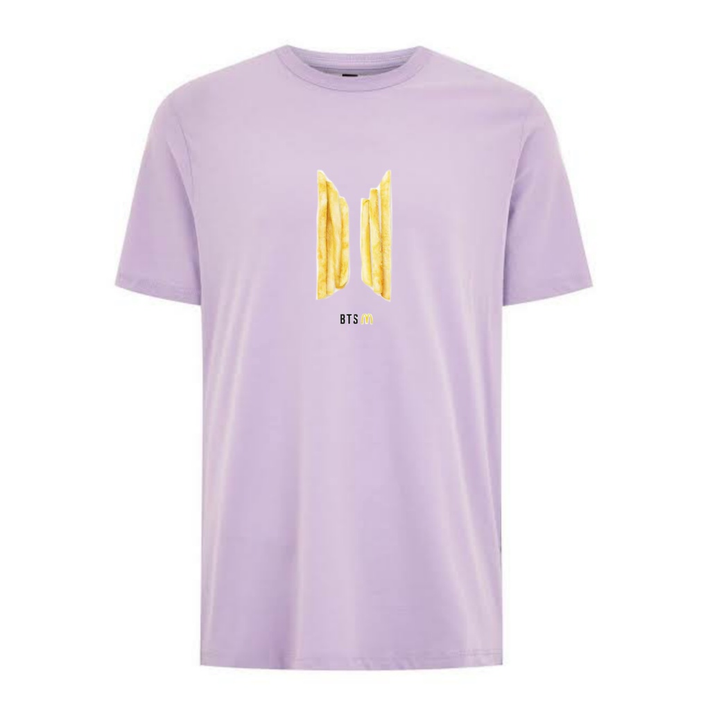 COD KAOS BTS X MCD FRIES ARMY TSHIRT KOREAN KPOP KATUN