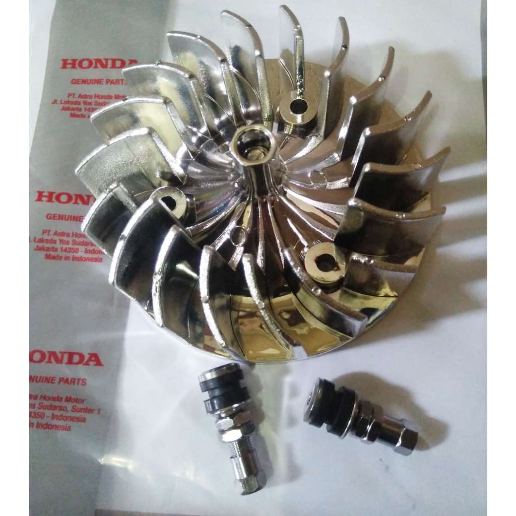 Kipas Beat Pop Esp , Beat Esp , Scoppy Esp , Beat street - Chrome BONUS tutup pentil tubls 2pcs