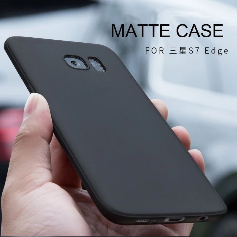 Softcase Blackmate Samsung Galaxy S7 edge Baby Slim Docomo Global oke
