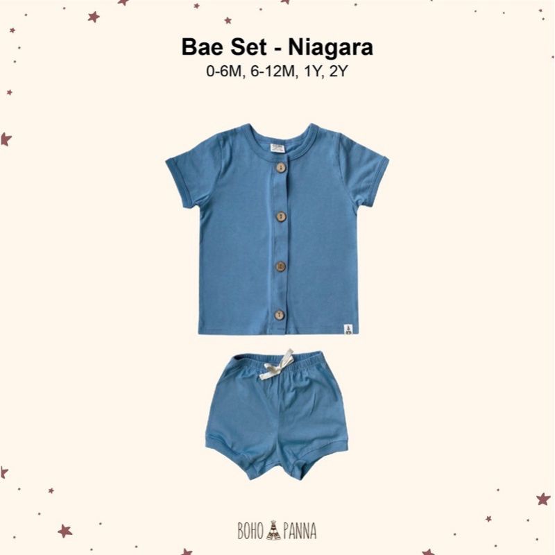 PEEK A BOO BABY SHOP - Bohopanna - Bohobaby Bae Set / Bae Set Dino Series / Setelan Bayi / Baju Bayi-Niagara