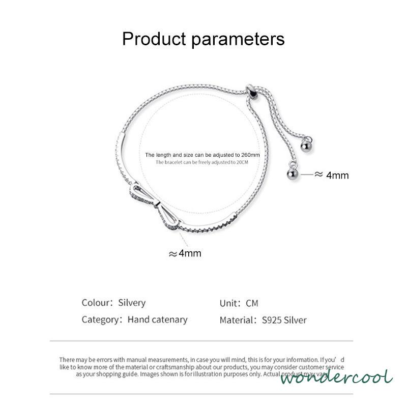 Super Flash Penuh Berlian Busur Gelang Niche Desain Cahaya Mewah High-end Hadiah Pacar Yang Indah-Won