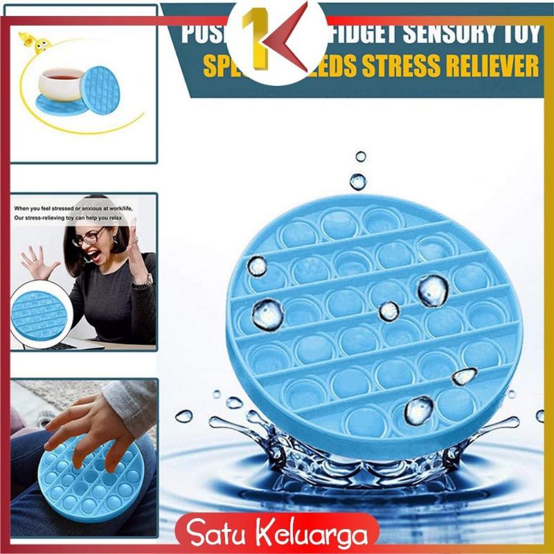 viralkan Mainan POP IT 2 PEMAIN super Jumbo rainbow panjang tebal 32 x 19 free 2 dadu games anak-5