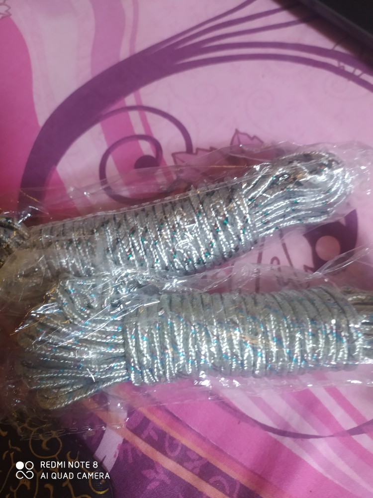 Tali Jemuran Bahan Nilon Panjang 10 Meter Anti Selip Nylon Warna Warni Tali Serbaguna