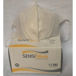 SENSI MASKER DUCKBILL KARET SENSI MASK 3PLY MASKER DEBU 