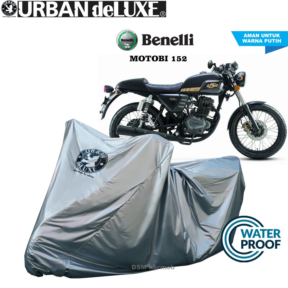 Urban Deluxe / Cover Motor Beneli Motobi 152/ Sarung Motor Motobi 152/ Aksesoris Motor Motobi 152