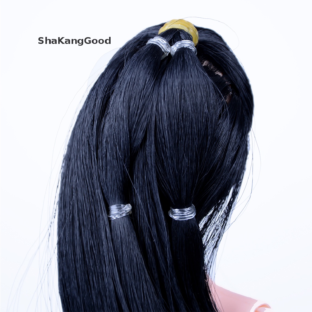 Skid Kepala Boneka Barbie BJD 1 / 6 Dengan Rambut DIY