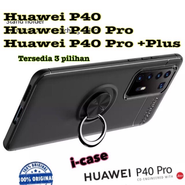 Soft Case Huawei P40 Pro i-ring Autofocus Original - case P 40 pro plus