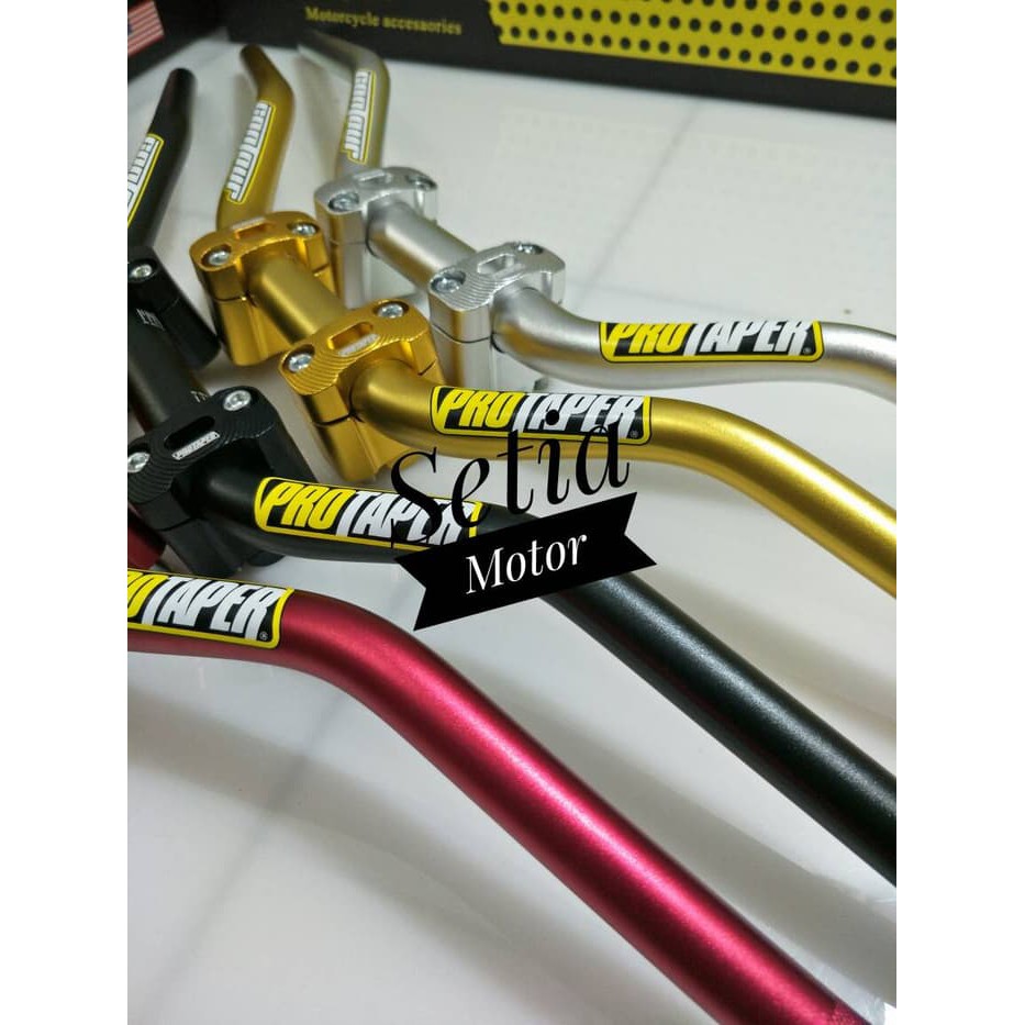Stang Fatbar Protapel Motor Vixion - Cb150 - Xabre - Tiger - Megapro - Hitam - Variasi Motor