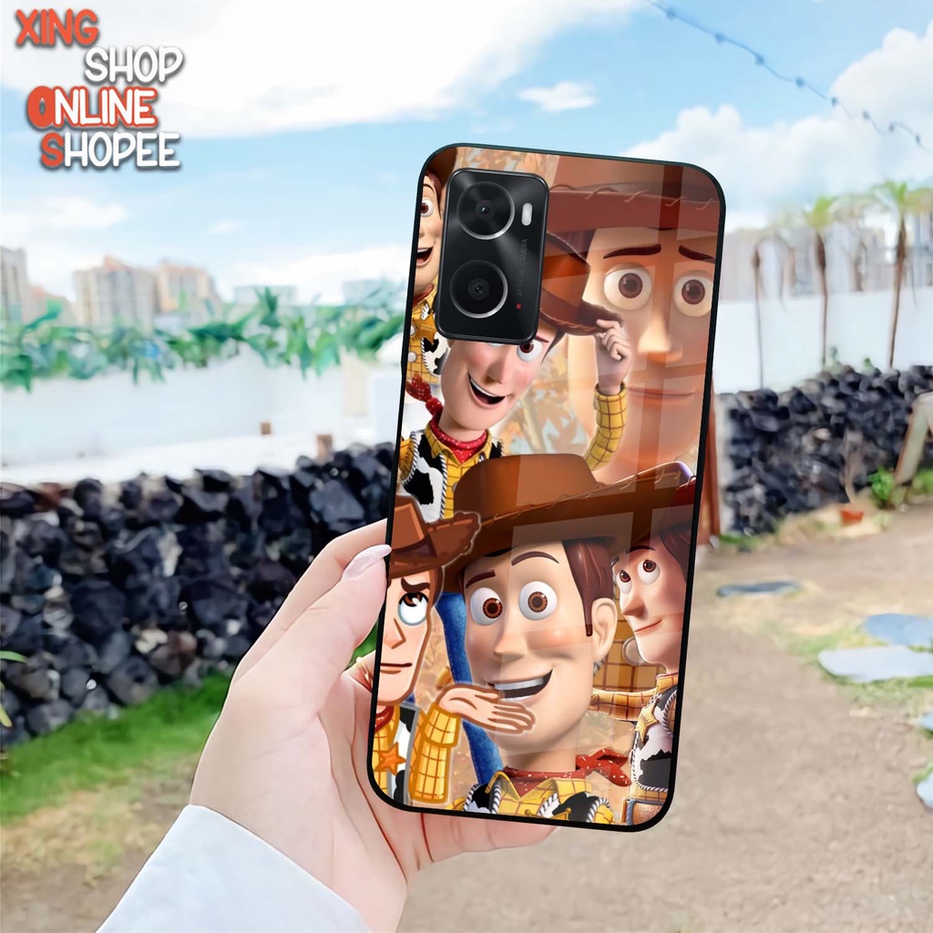 Case Kilau Oppo A76 A96 | Casing Hp Glossy | Motif Toy