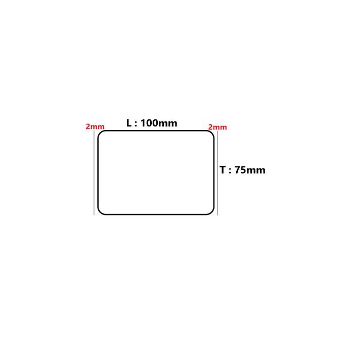 

Ready...Ready...Ready...] Thermal HDA 100x75mm 1Line 500pcs Gap 2mm Core 1 Inchi / Label Barcode