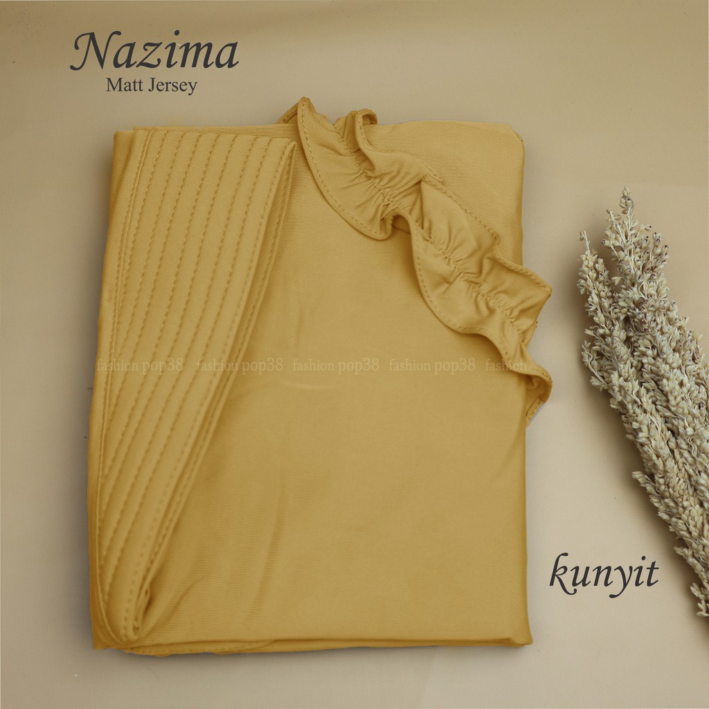 instan jilbab nazima rempel hijab terlaris grosir hijab-Kunyit