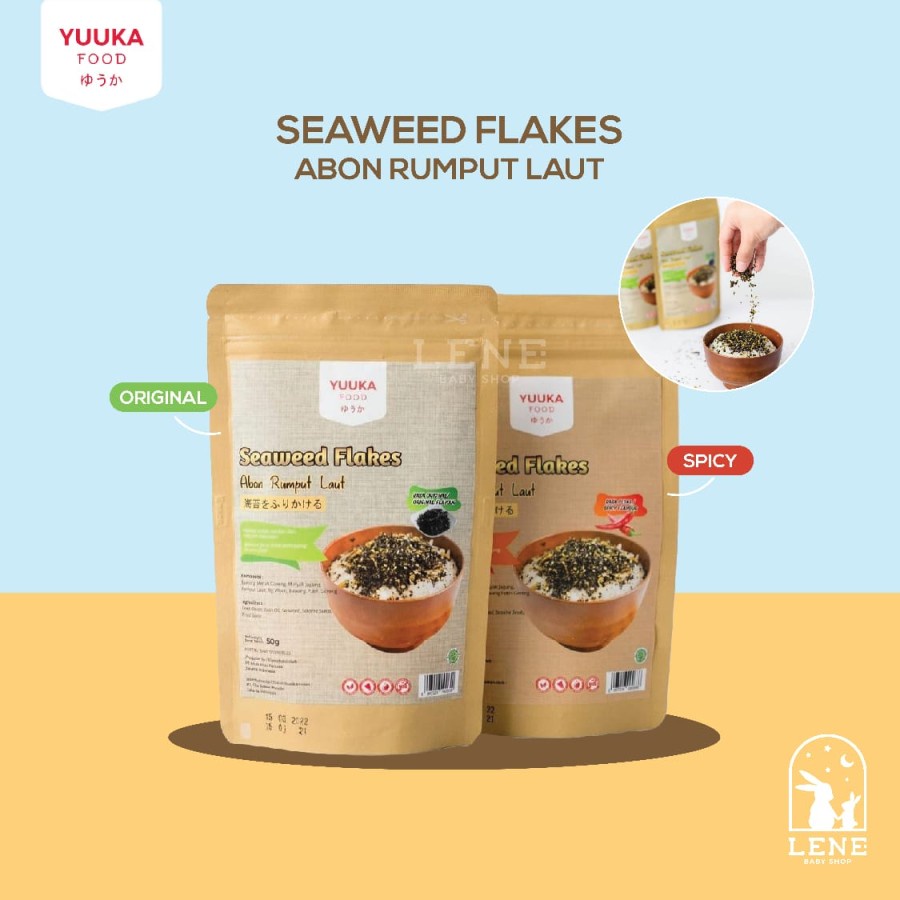 Yuuka Food Abon Rumput Laut (Seaweed Flakes) 50gr - Original