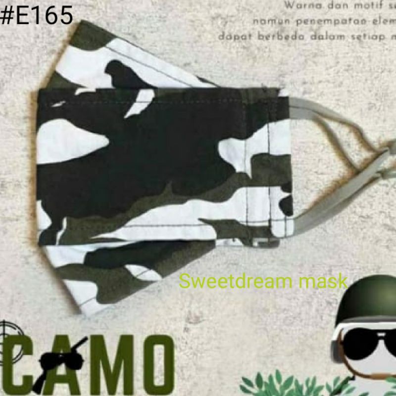 Masker Batik Kultur CAMO #E165