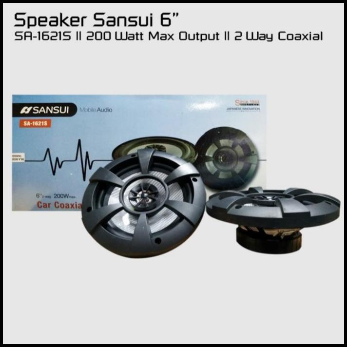 Speaker Pintu Mobil Speaker Coaxial Sansui Sa-1621S Speaker 6Inch