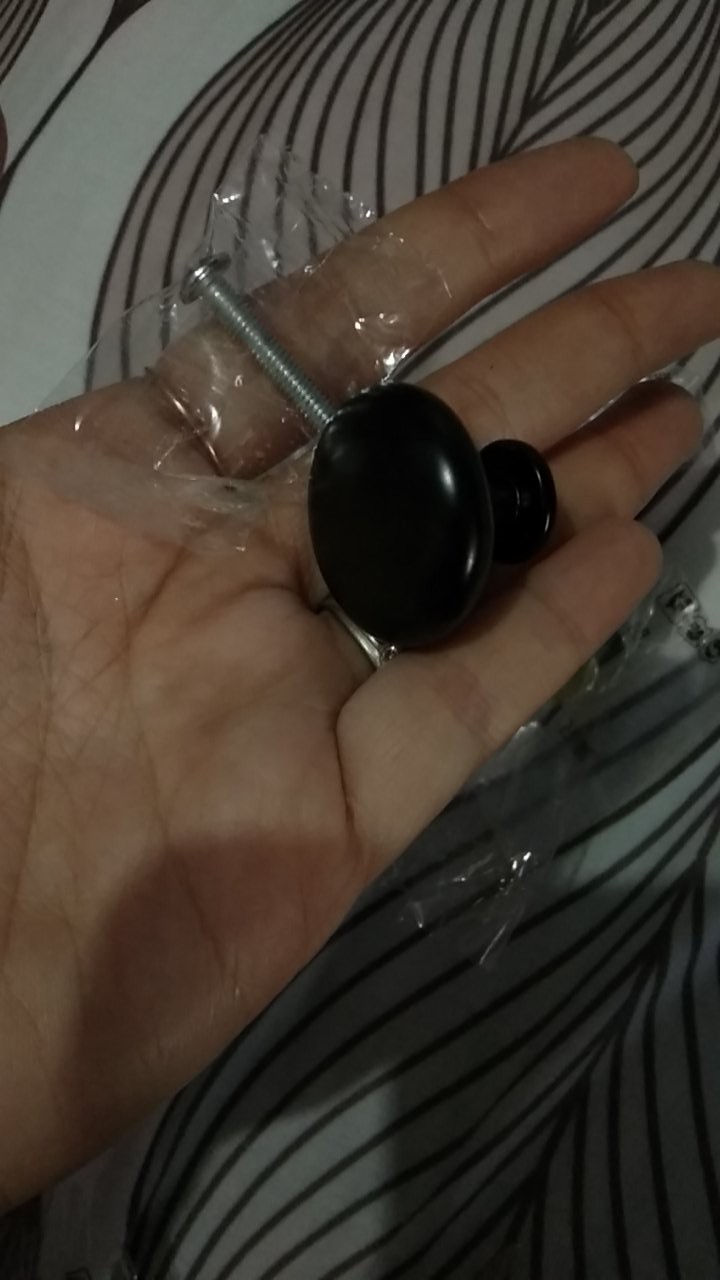 Handle Laci Pintu Furniture Modern Minimalis Warna Hitam