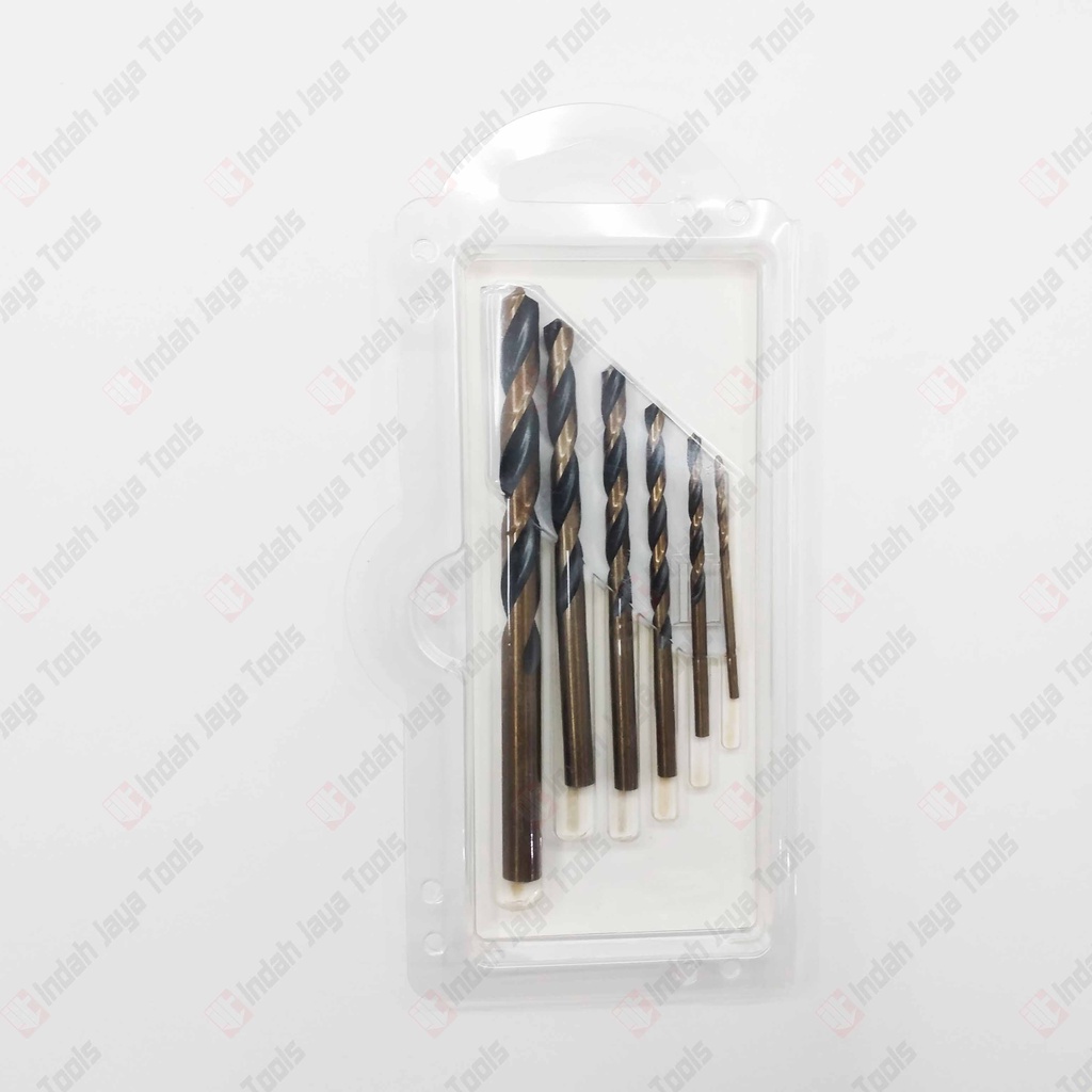 TOTAL 0605 Mata Bor Besi Set 6 Pcs 2 - 8 mm - HSS Drill Bit Set