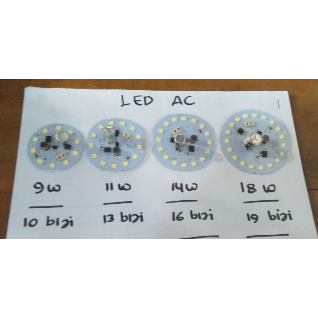 PCB Mata Lampu LED 11w Tanpa Driver - Mata LED AC Langsung 220V (BM)